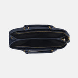 Borsa a Spalla in Pvc Blu