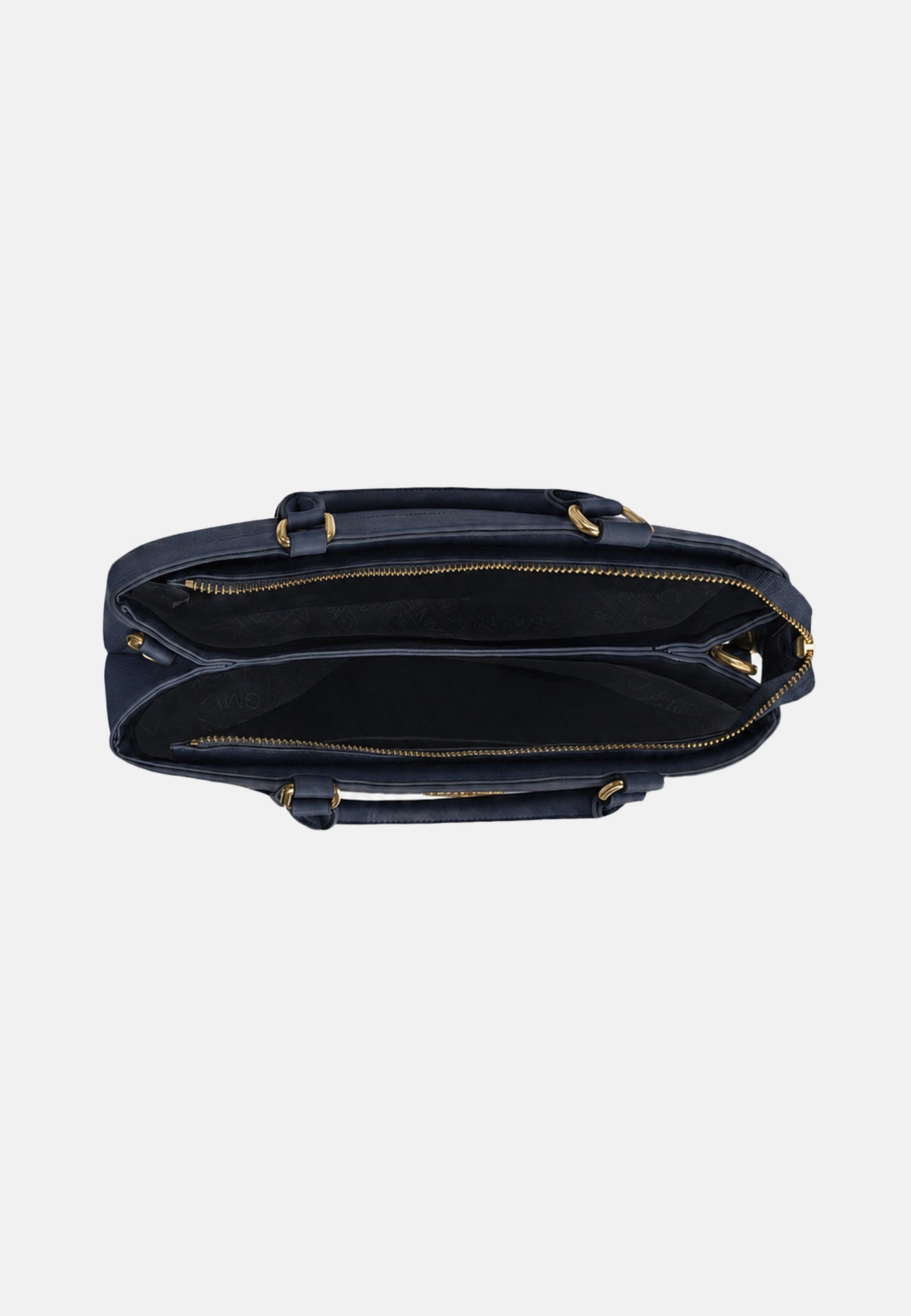Borsa a Spalla in Pvc Blu