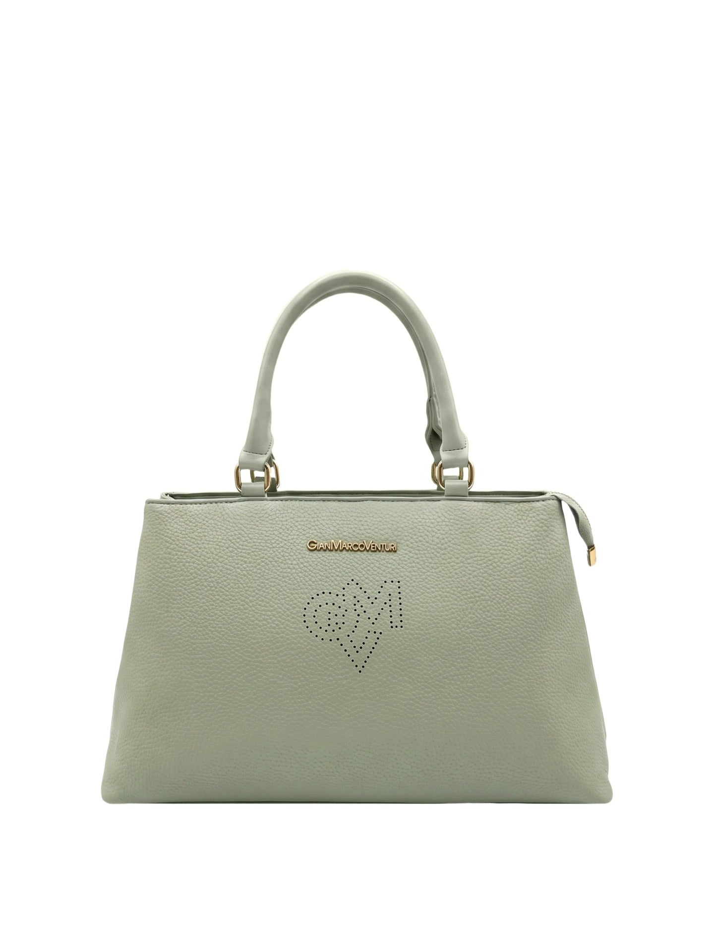 Borsa a Spalla in Pvc Verde