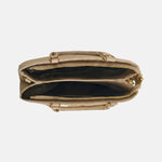 Borsa a Spalla in Pvc Verde Militare
