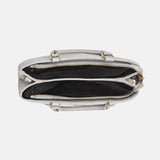 Borsa a Spalla in Pvc Bianco