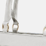 Borsa a Spalla in Pvc Bianco