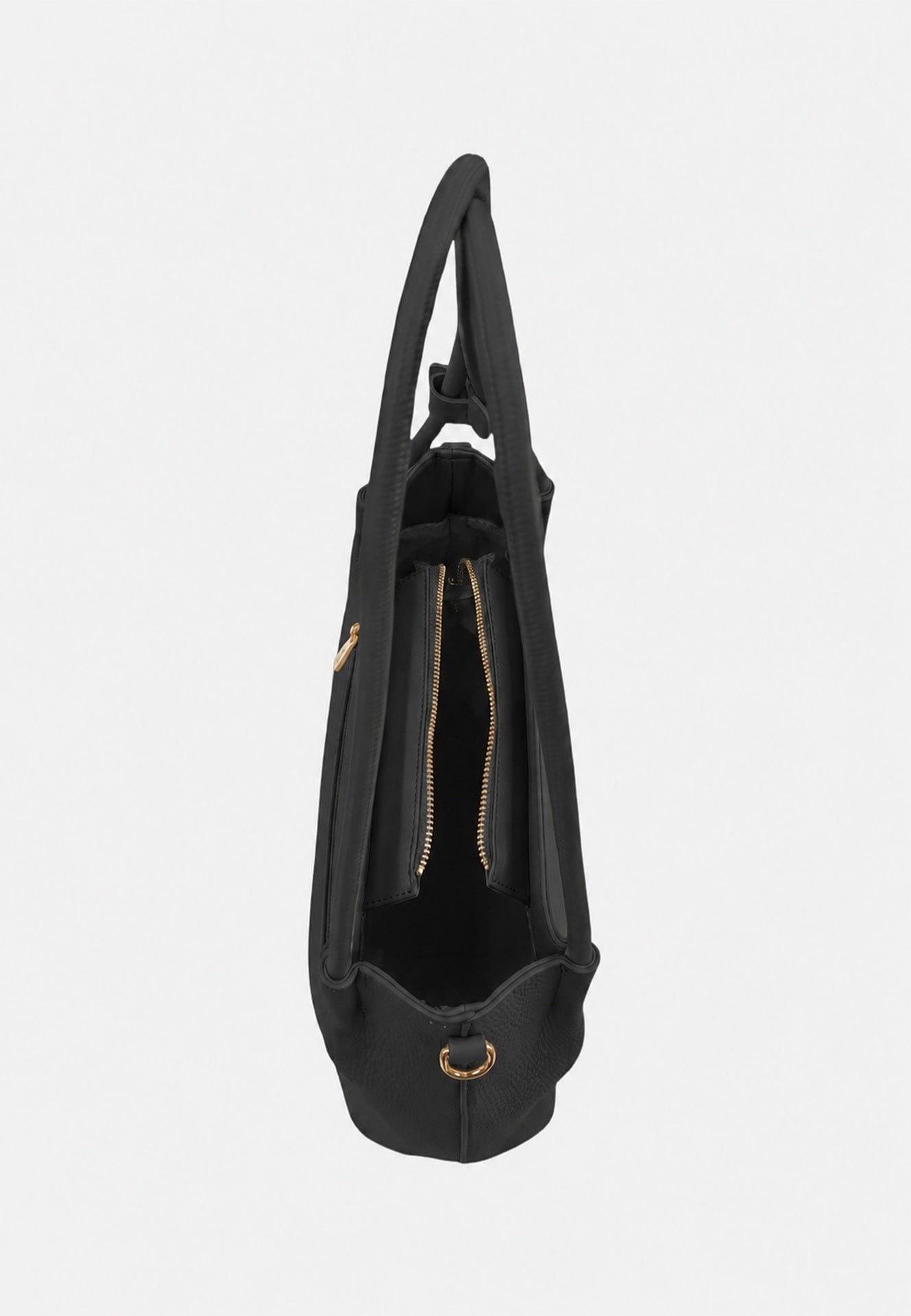 Borsa a Spalla in Pvc Nero