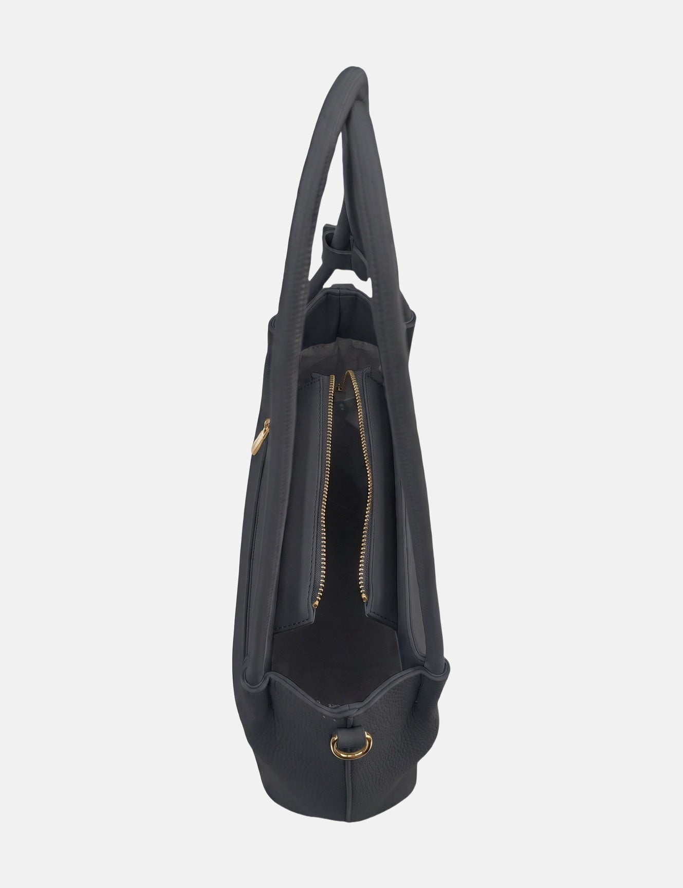 Borsa a Spalla in Pvc Blu