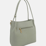 Borsa a Spalla in Pvc Verde