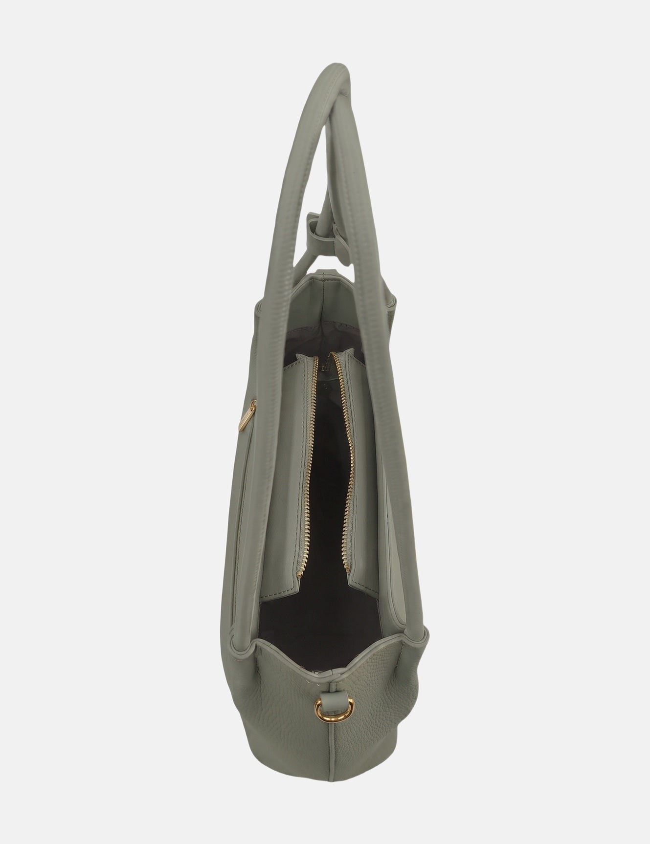 Borsa a Spalla in Pvc Verde