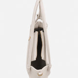 Borsa a Spalla in Pvc Bianco