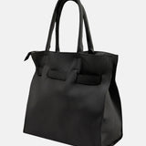 Borsa a Spalla in Pvc Nero