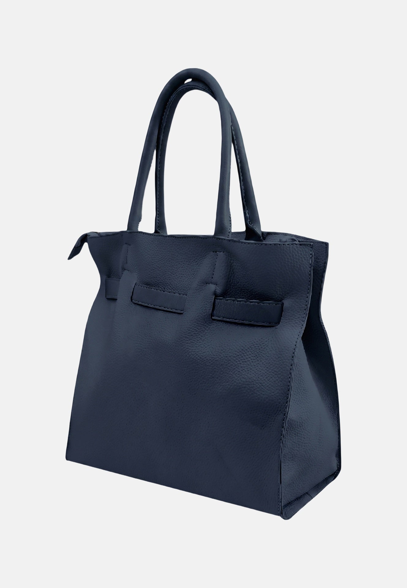 Borsa a Spalla in Pvc Blu