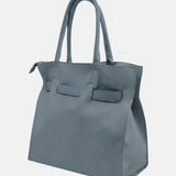 Borsa a Spalla in Pvc Grigio