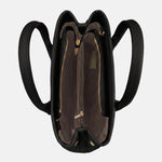 Borsa a Spalla in Pvc Nero