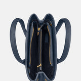 Borsa a Spalla in Pvc Blu
