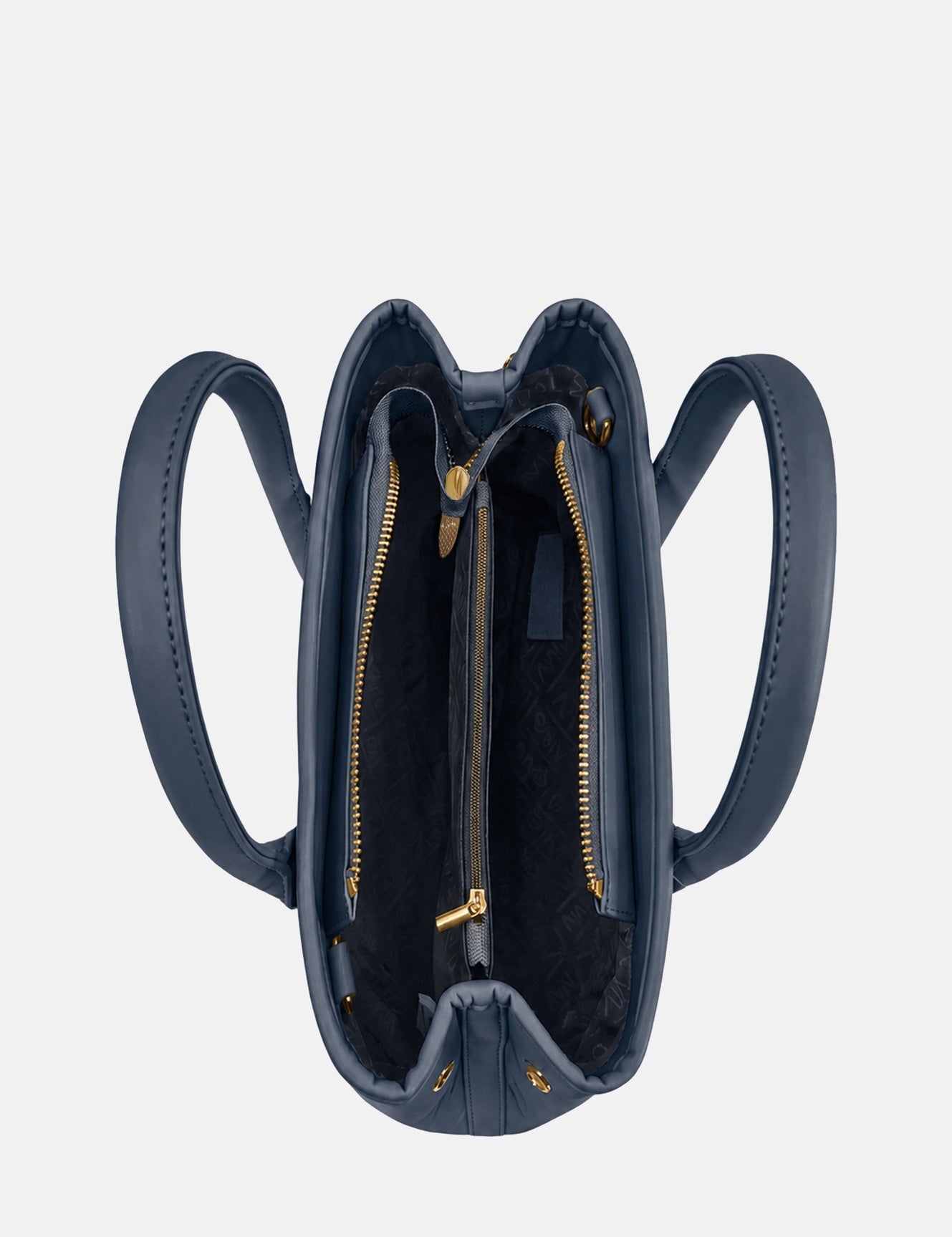 Borsa a Spalla in Pvc Blu