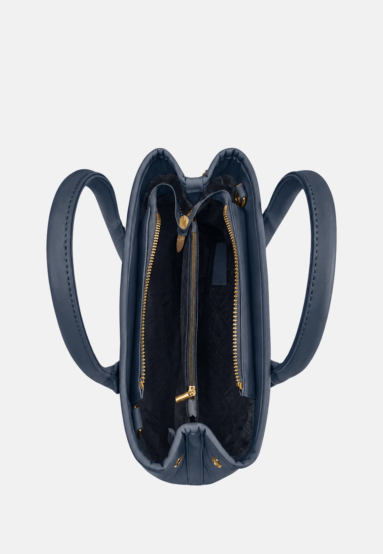 Borsa a Spalla in Pvc Blu