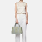 Borsa a Spalla in Pvc Verde