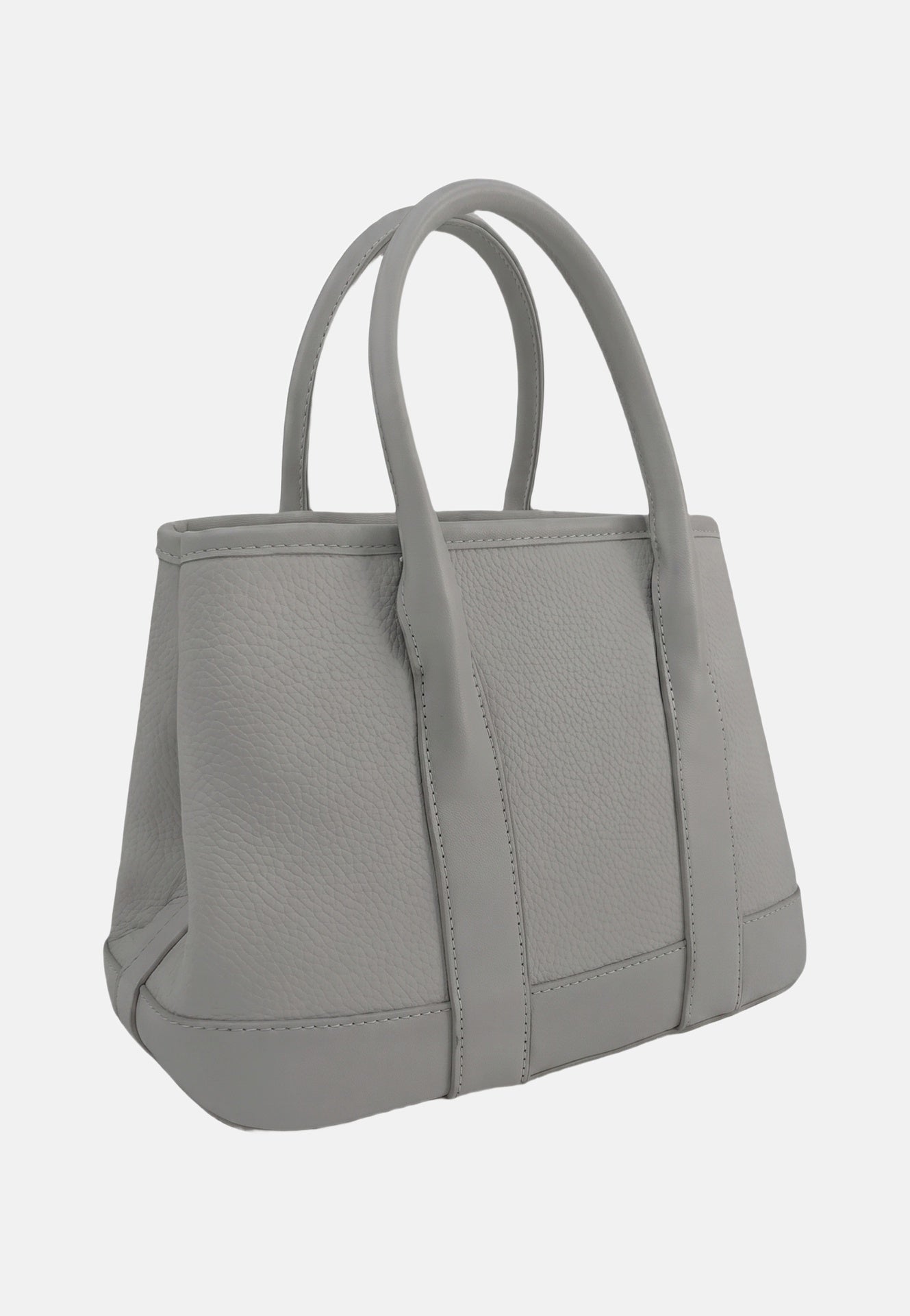 Borsa a Spalla in Pvc Grigio