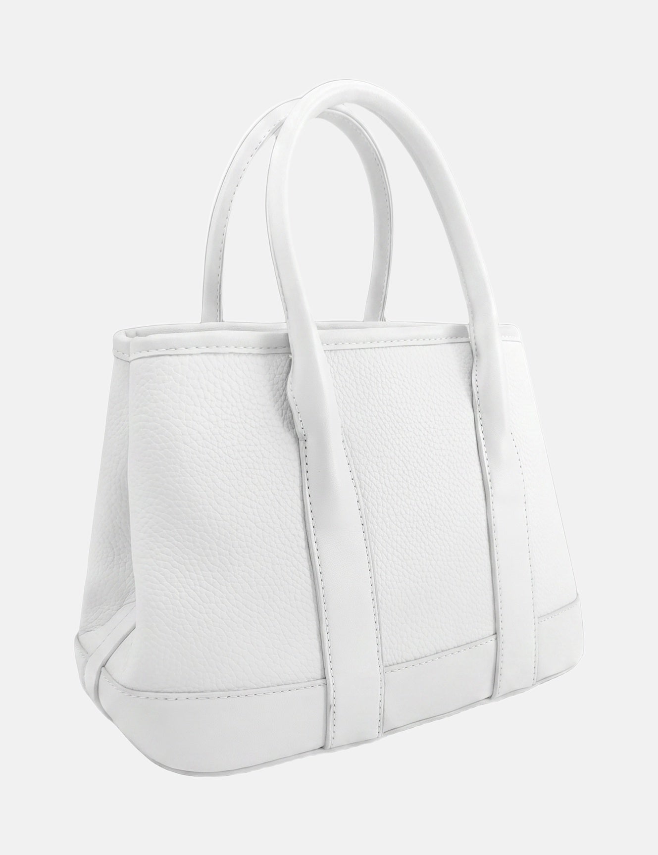 Borsa a Spalla in Pvc Bianco