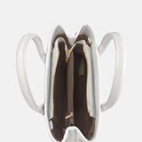 Borsa a Spalla in Pvc Bianco
