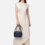 Borsa a Tracolla in Pvc Blu