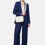 Borsa a Tracolla in Pvc Bianco