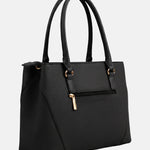Borsa a Spalla in Pvc Nero