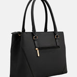 Borsa a Spalla in Pvc Nero