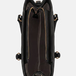 Borsa a Spalla in Pvc Nero