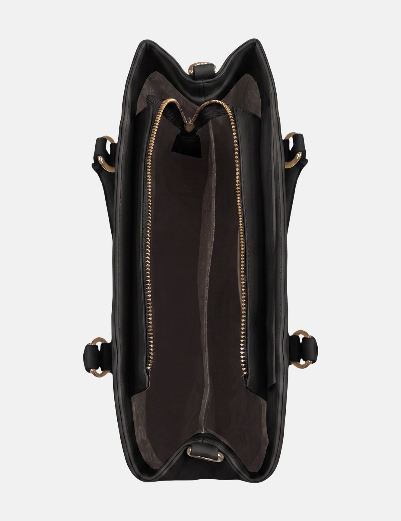 Borsa a Spalla in Pvc Nero