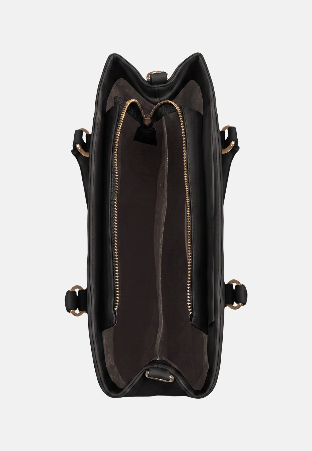 Borsa a Spalla in Pvc Nero