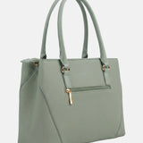 Borsa a Spalla in Pvc Verde