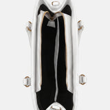 Borsa a Spalla in Pvc Bianco