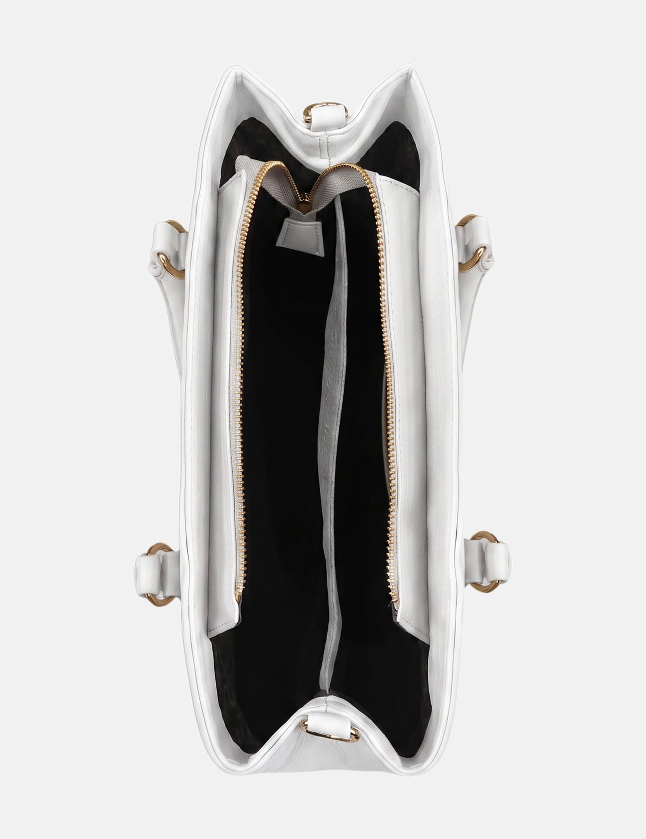 Borsa a Spalla in Pvc Bianco