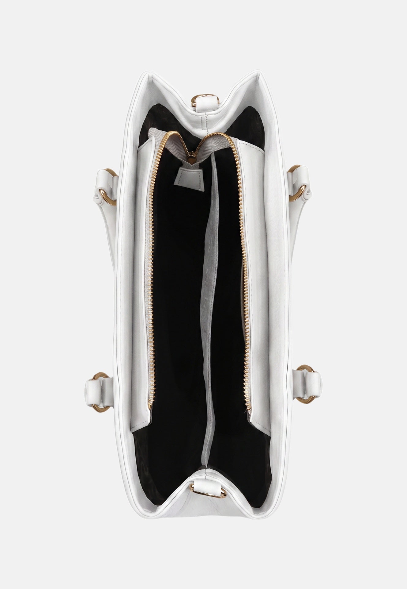 Borsa a Spalla in Pvc Bianco