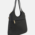 Borsa a Spalla in Pvc Nero