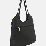 Borsa a Spalla in Pvc Nero