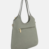 Borsa a Spalla in Pvc Verde