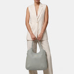 Borsa a Spalla in Pvc Verde