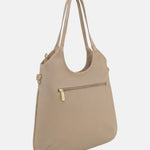 Borsa a Spalla in Pvc Verde Militare