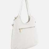 Borsa a Spalla in Pvc Bianco