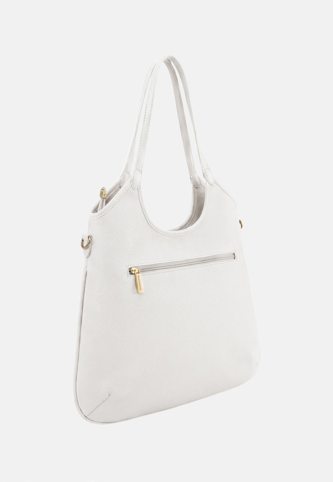 Borsa a Spalla in Pvc Bianco