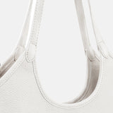 Borsa a Spalla in Pvc Bianco