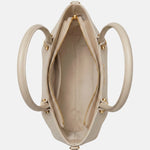 Borsa a Spalla in Pvc Beige