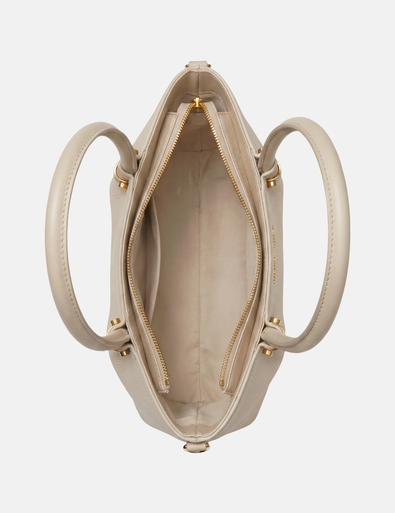 Borsa a Spalla in Pvc Beige