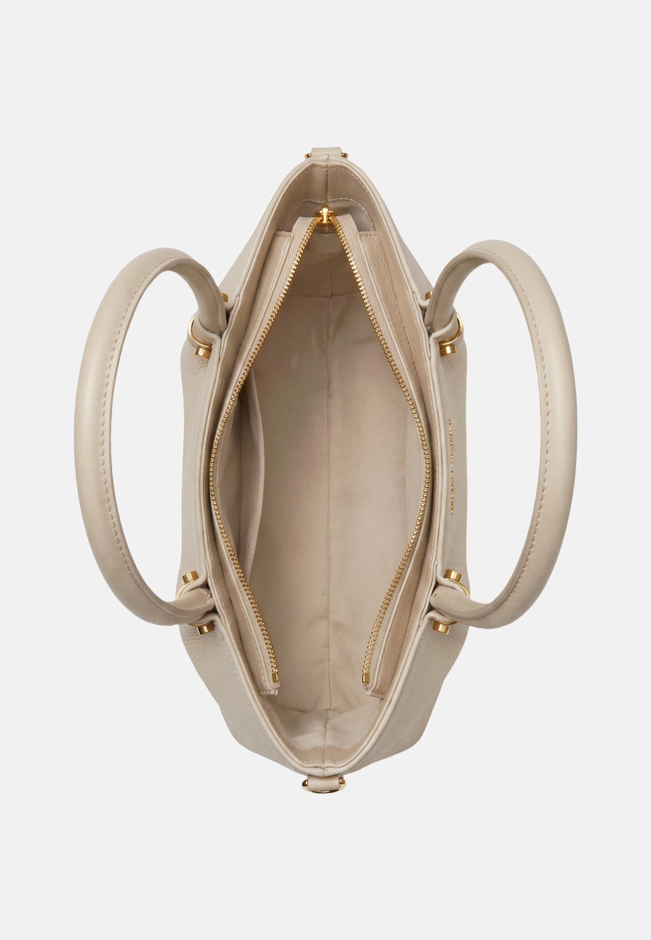 Borsa a Spalla in Pvc Beige