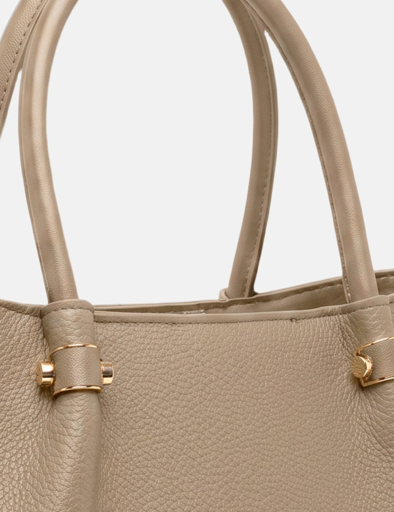 Borsa a Spalla in Pvc Verde Militare