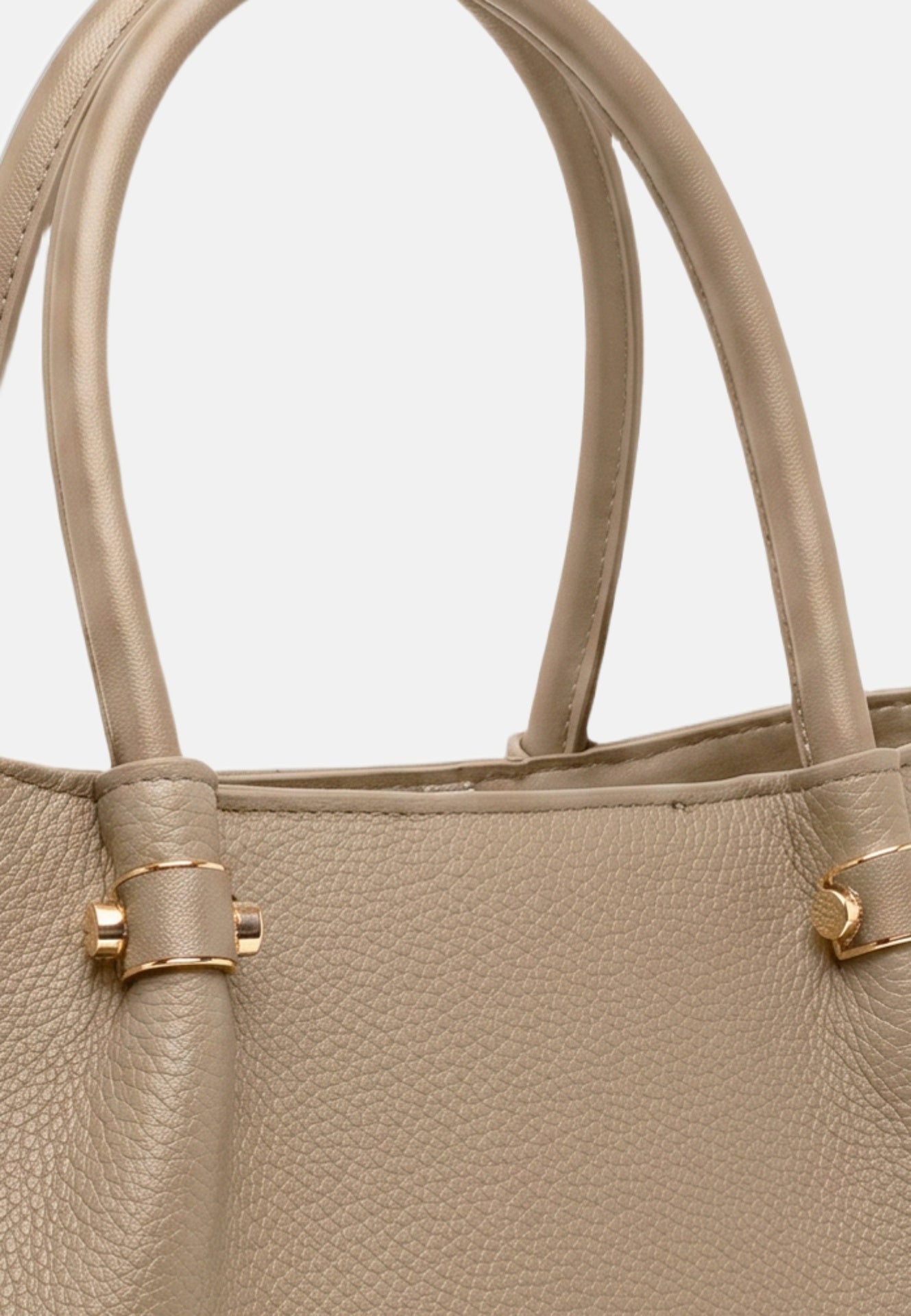 Borsa a Spalla in Pvc Verde Militare