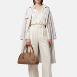Borsa a Spalla in Pvc Beige