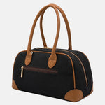 Borsa a Spalla in Pvc Nero