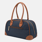 Borsa a Spalla in Pvc Blu Scuro