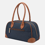 Borsa a Spalla in Pvc Blu Scuro